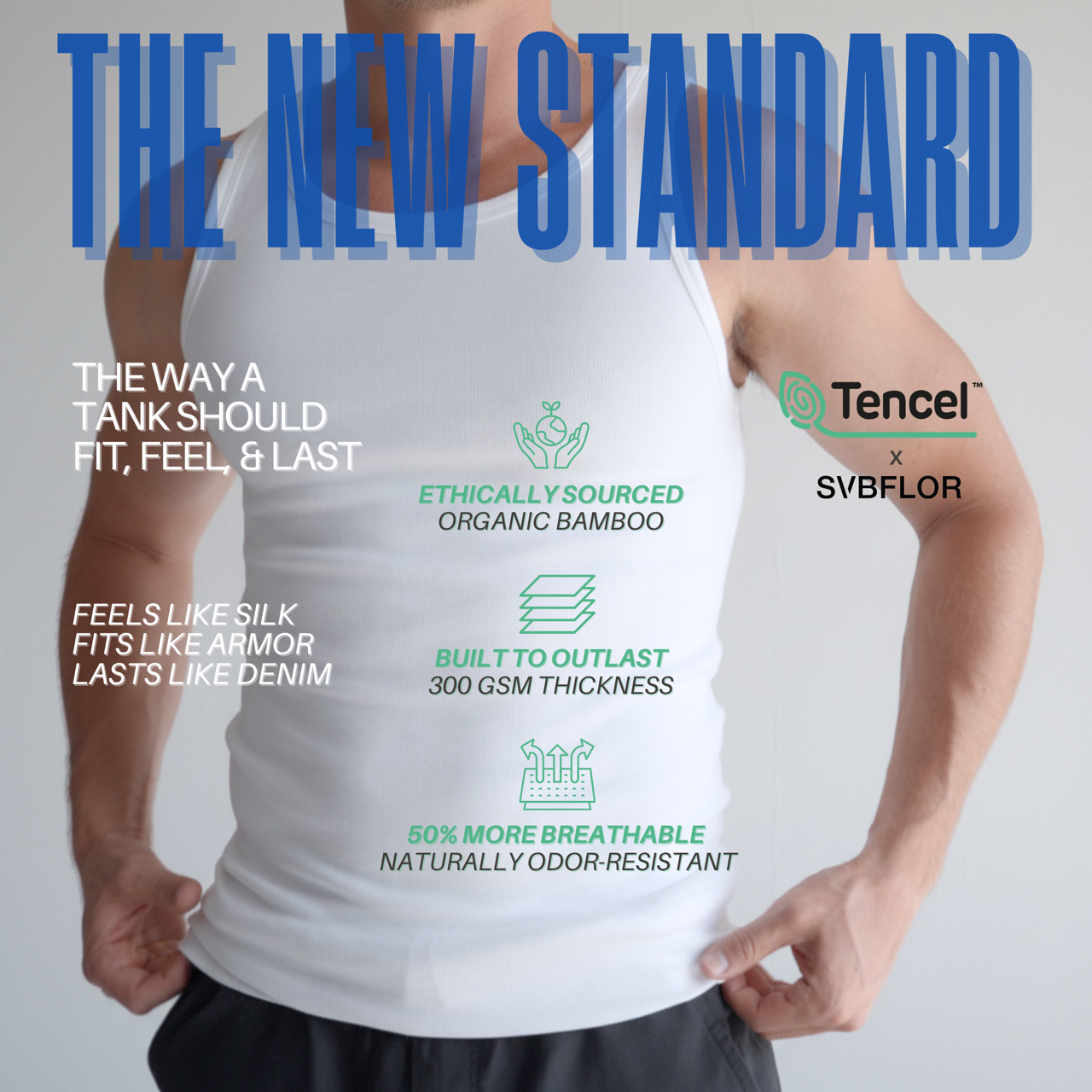 APEX Classic Tank Top – Tencel™ Performance Fabric | SVBFLOR