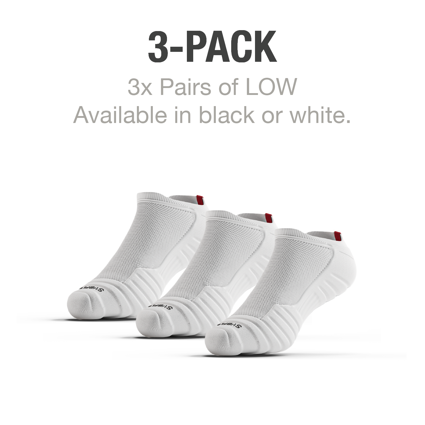 KIPRUN Run900 Mid-calf Running Socks-white/pink - View #10