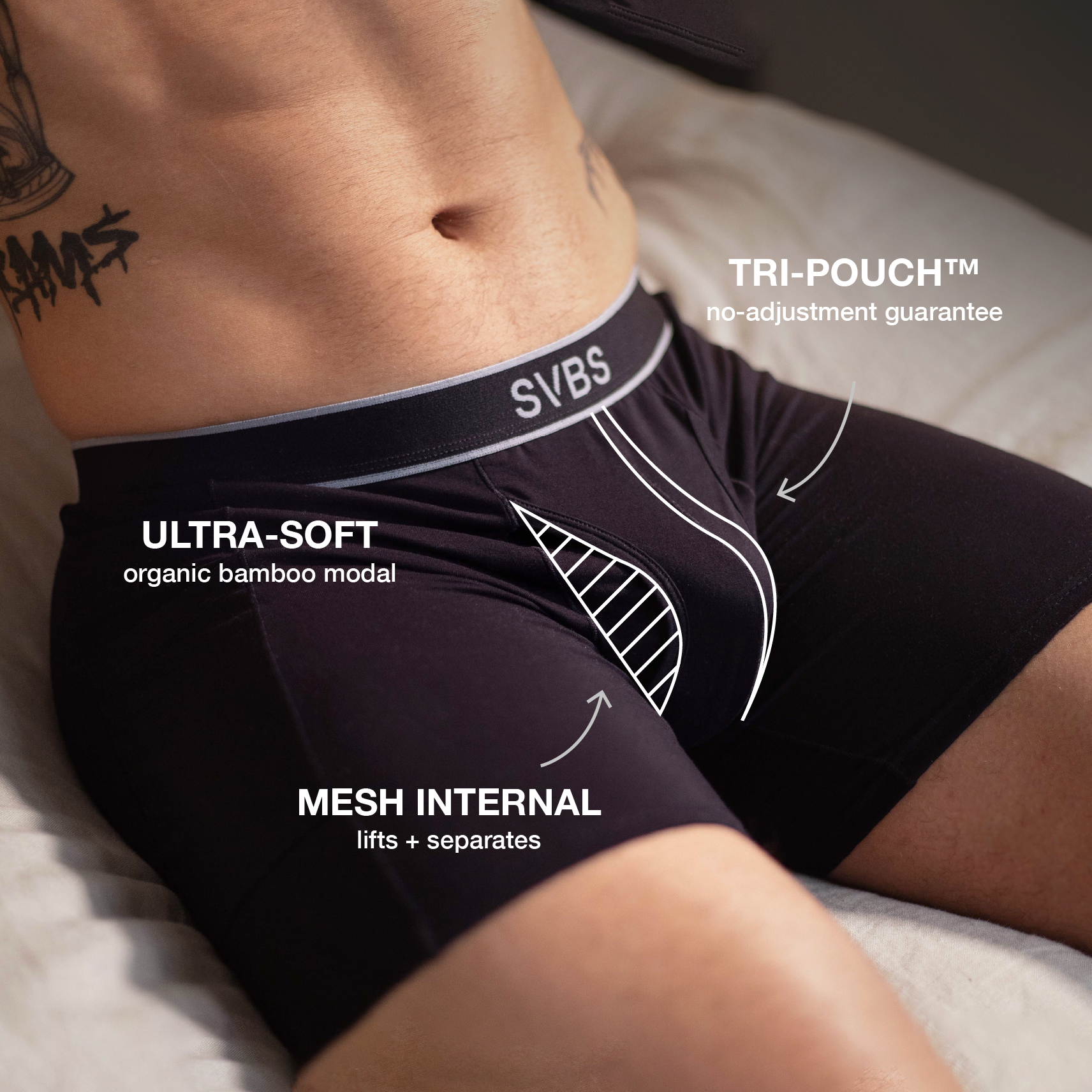 SVBS TRI-POUCH™ BOXERS - COMFORT