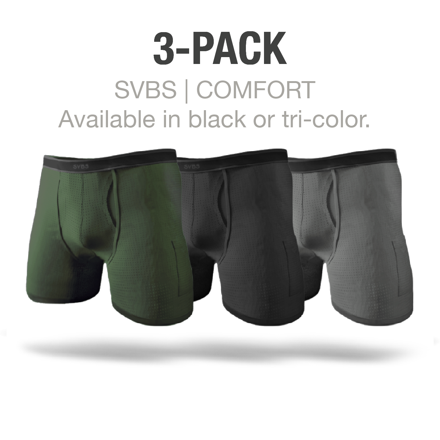 SVBS TRI-POUCH™ BOXERS - COMFORT