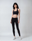 Halter Crop - LuxeRib™ Black