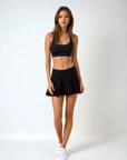 Halter Crop - LuxeRib™ Black