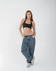 Halter Crop - LuxeRib™ Black