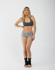 Halter Crop - LuxeRib™ Charcoal