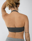 Halter Crop - LuxeRib™ Charcoal