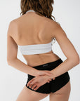Halter Crop - LuxeRib™ Ivory