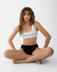 Halter Crop - LuxeRib™ Ivory