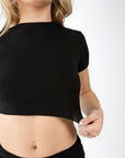 Baby Tee - CloudRib™ Black