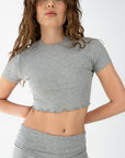 Baby Tee - CloudRib™ Gray