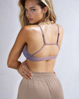 Low Scoop Cross Bra - Lilac