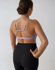 Low Scoop Cross Bra - Lilac