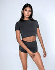 Baby Tee - CloudRib™ Black