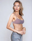 Low Scoop Cross Bra - Lilac