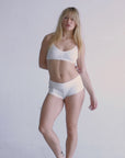 Boyshort - CloudRib™ Ivory