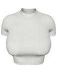 Baby Tee - CloudRib™ Gray