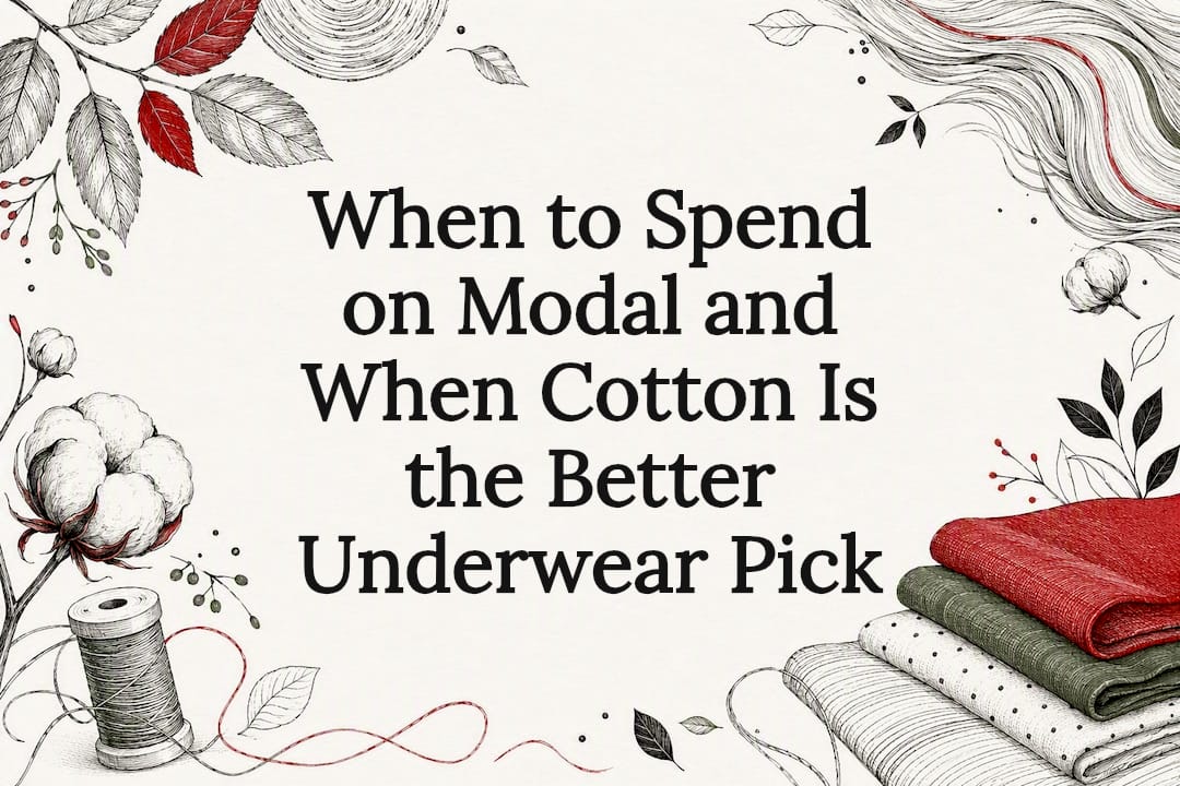 Decorative modal and cotton fabric illustration