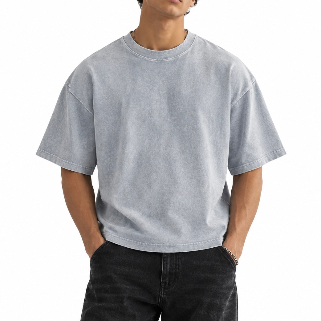 SVBRAW Acid Boxy Crop Tee