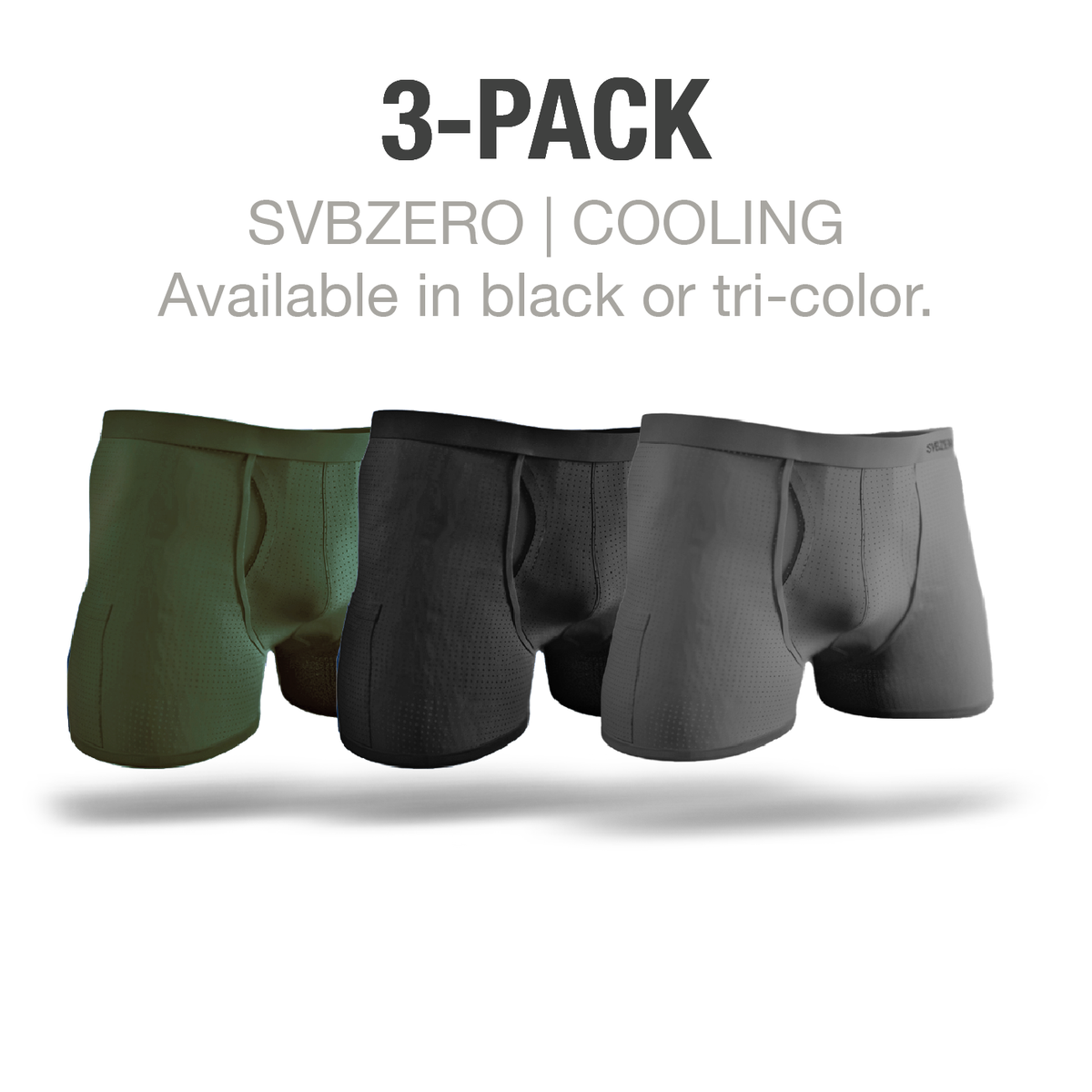 SVBFLOR SVBZERO TRI-POUCH™ BOXERS | COOLING - Tri-Color / S