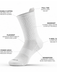 RaceKnit™ Ultralight Cooling Crew Socks