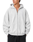 SVBCORE Heavy-Duty Crop Zip Hoodie - 420 GSM