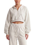 SVBCORE Flowy Crop Zip Hoodie - Women