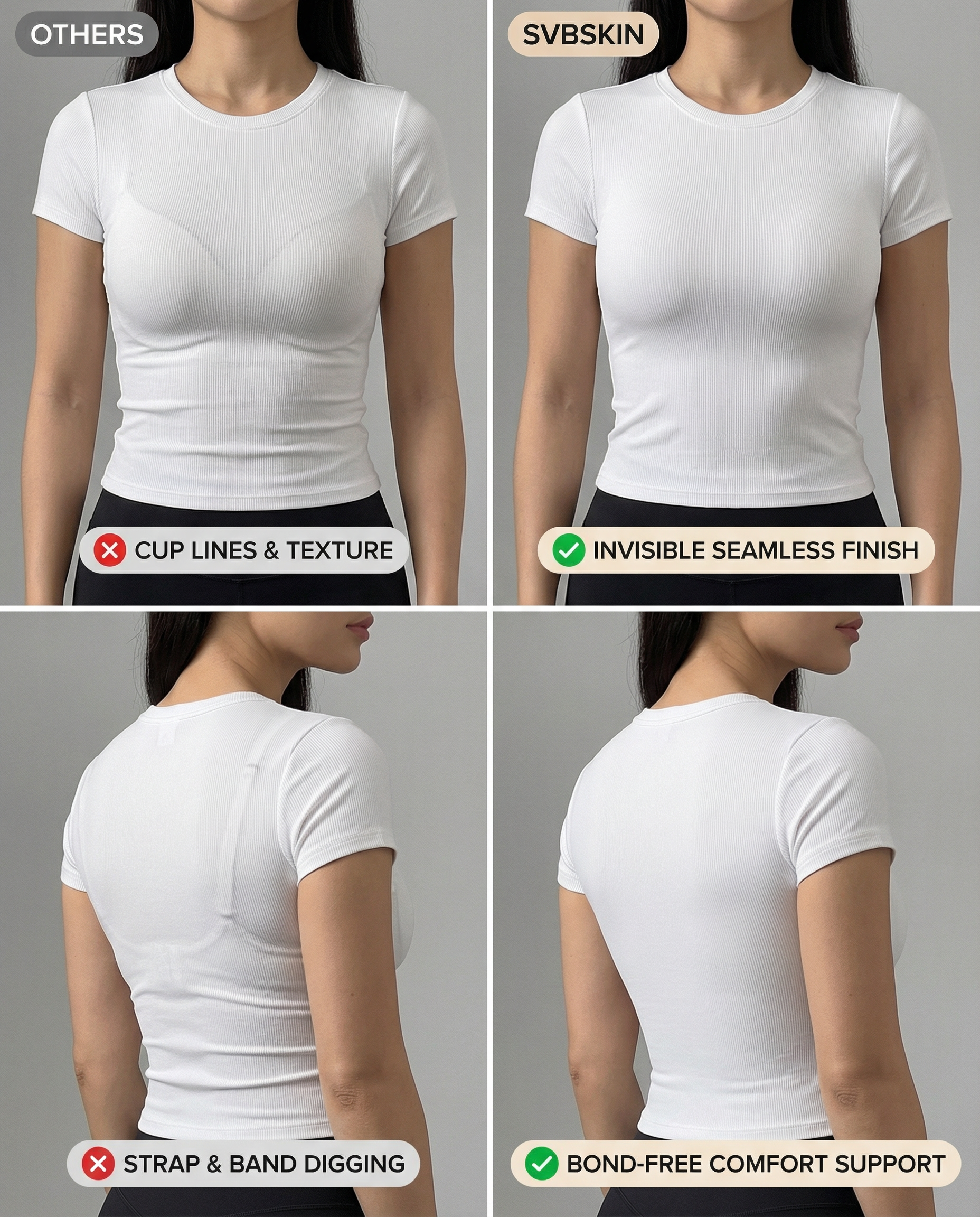 SVBSKIN™ INVISIBLE JellyLift Bra | Seamless Wire-free