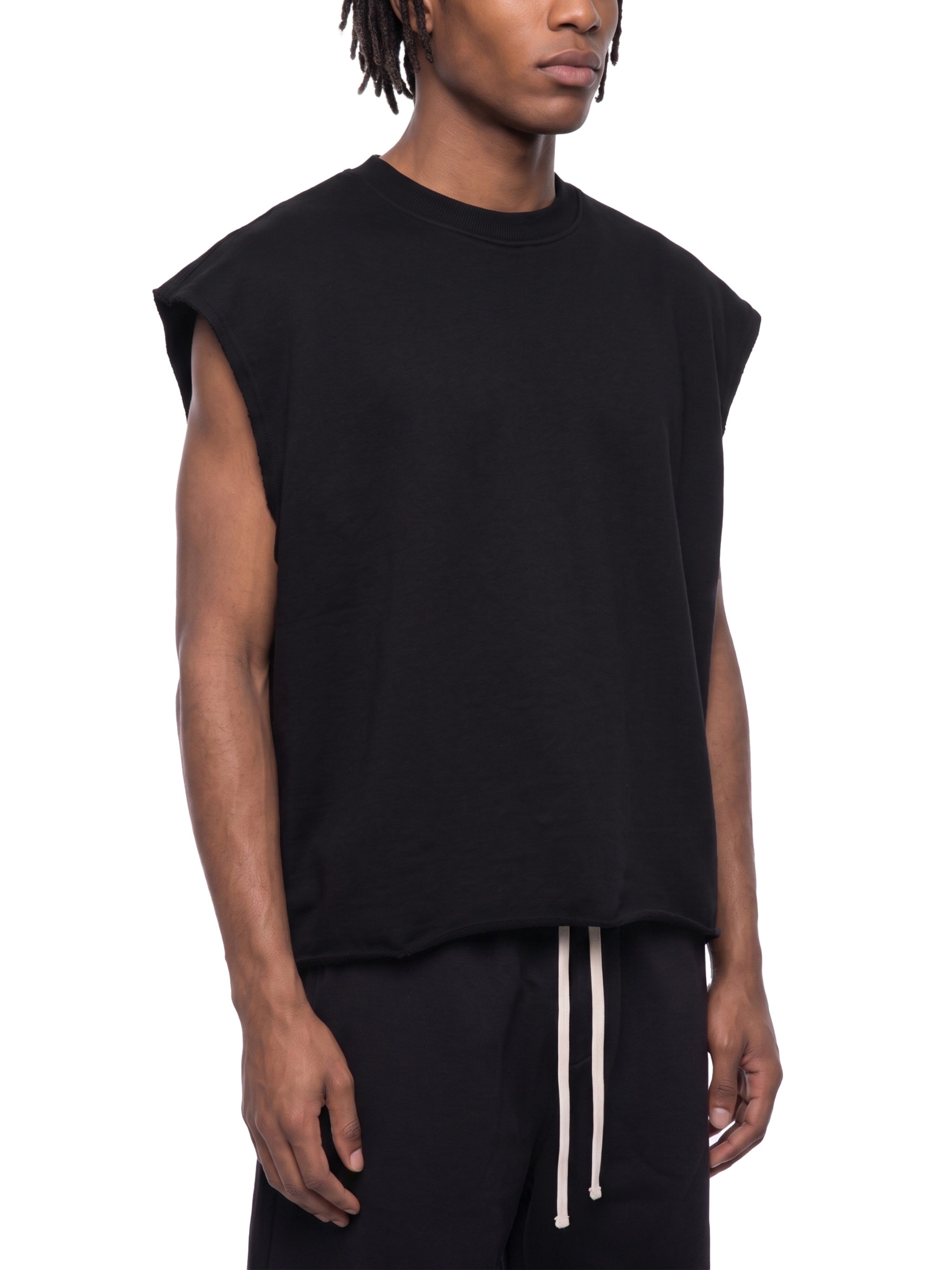 SVBRAW French Terry Boxy Cut-Off Tank
