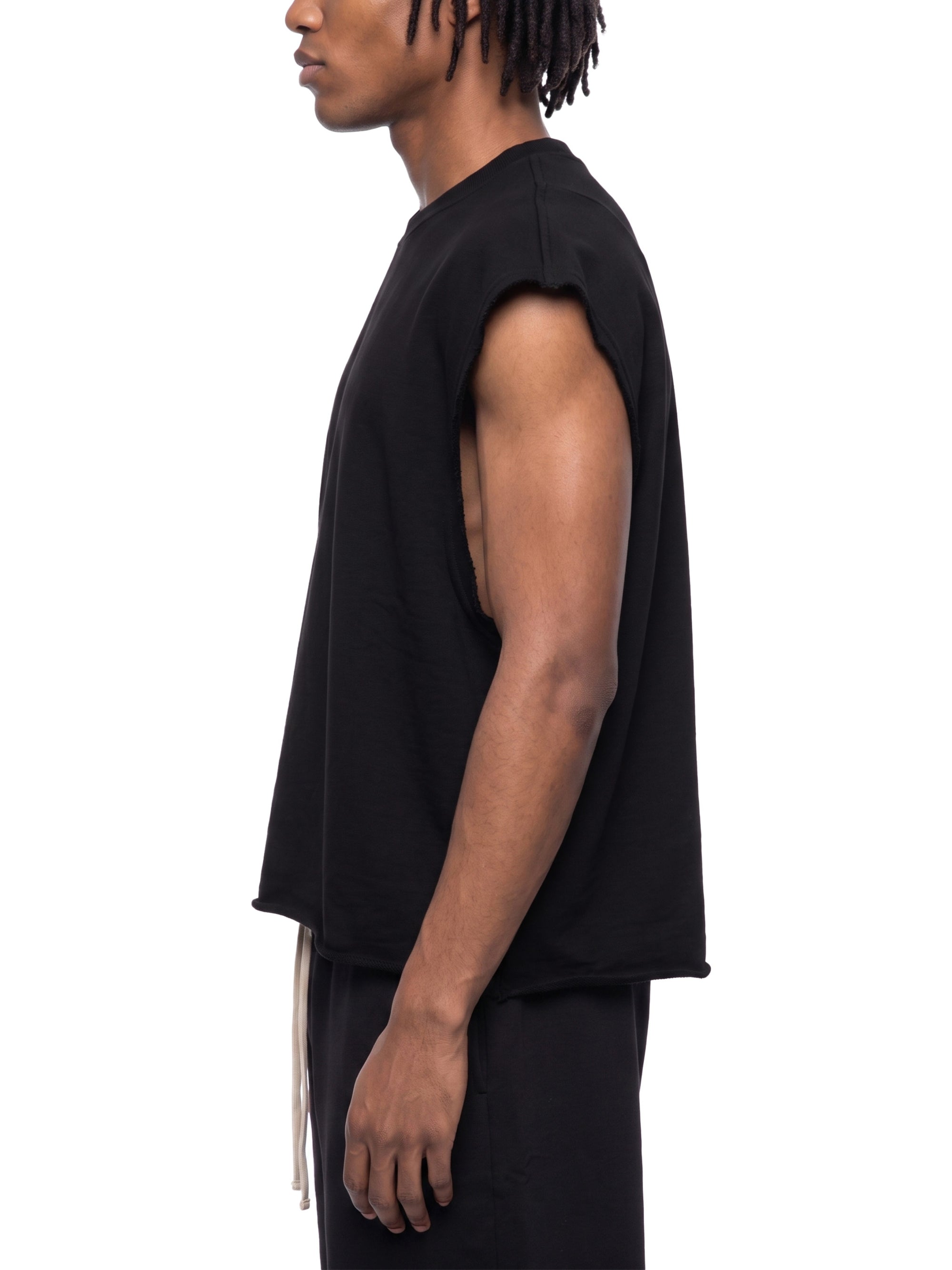 SVBRAW French Terry Boxy Cut-Off Tank