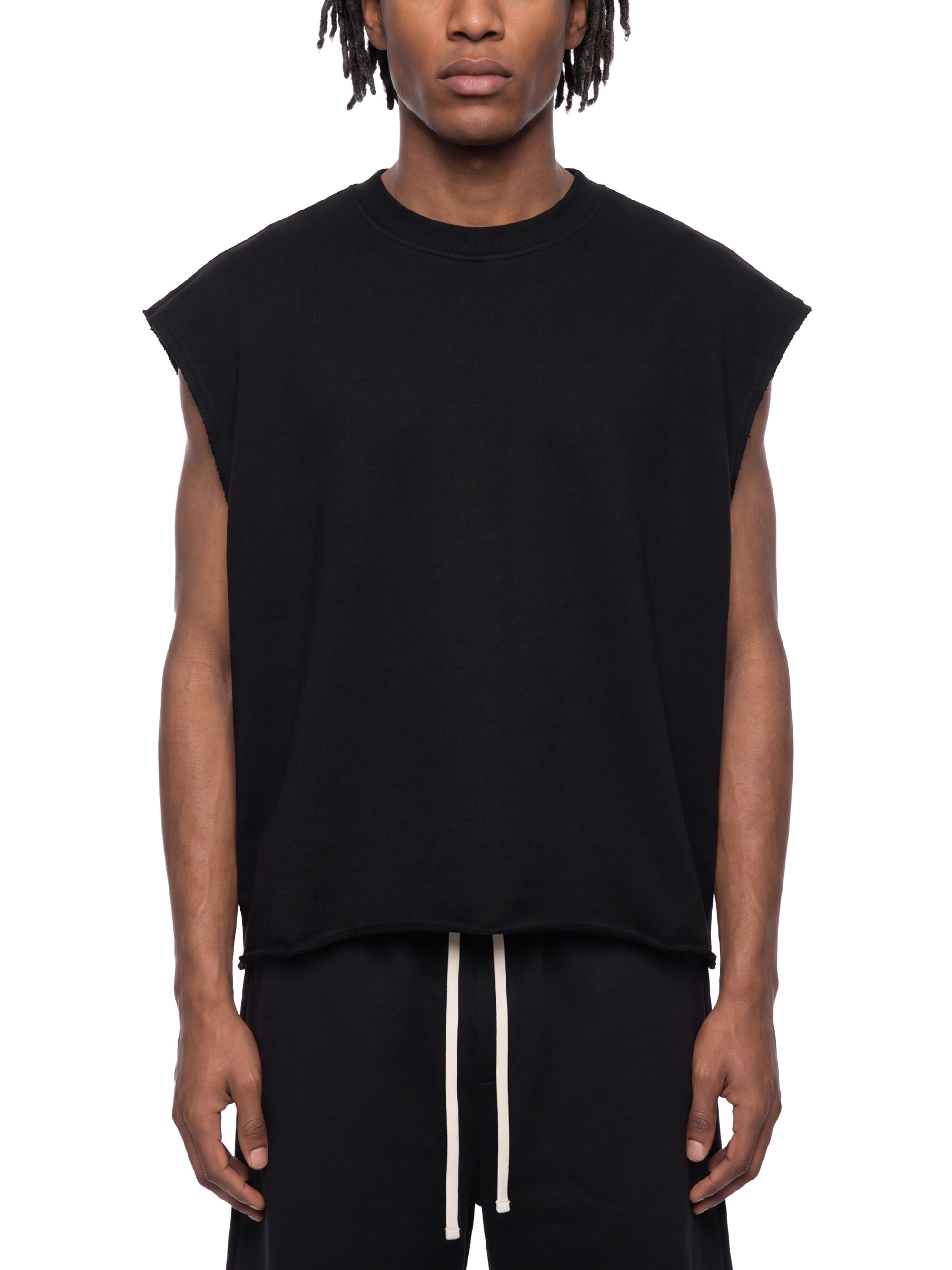 SVBRAW French Terry Boxy Cut-Off Tank